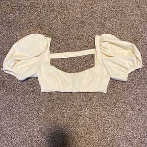 For Love and Lemons Courtney Crop Top size XS